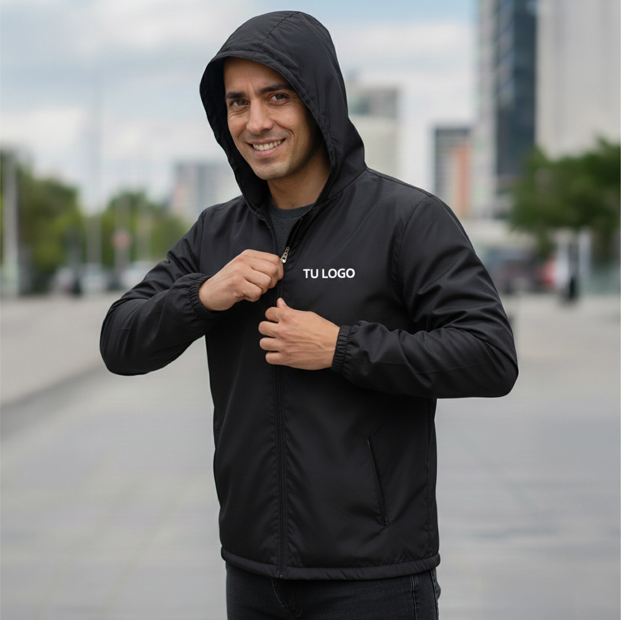 Chaqueta Rompevientos Personalizada | Material Antifluido