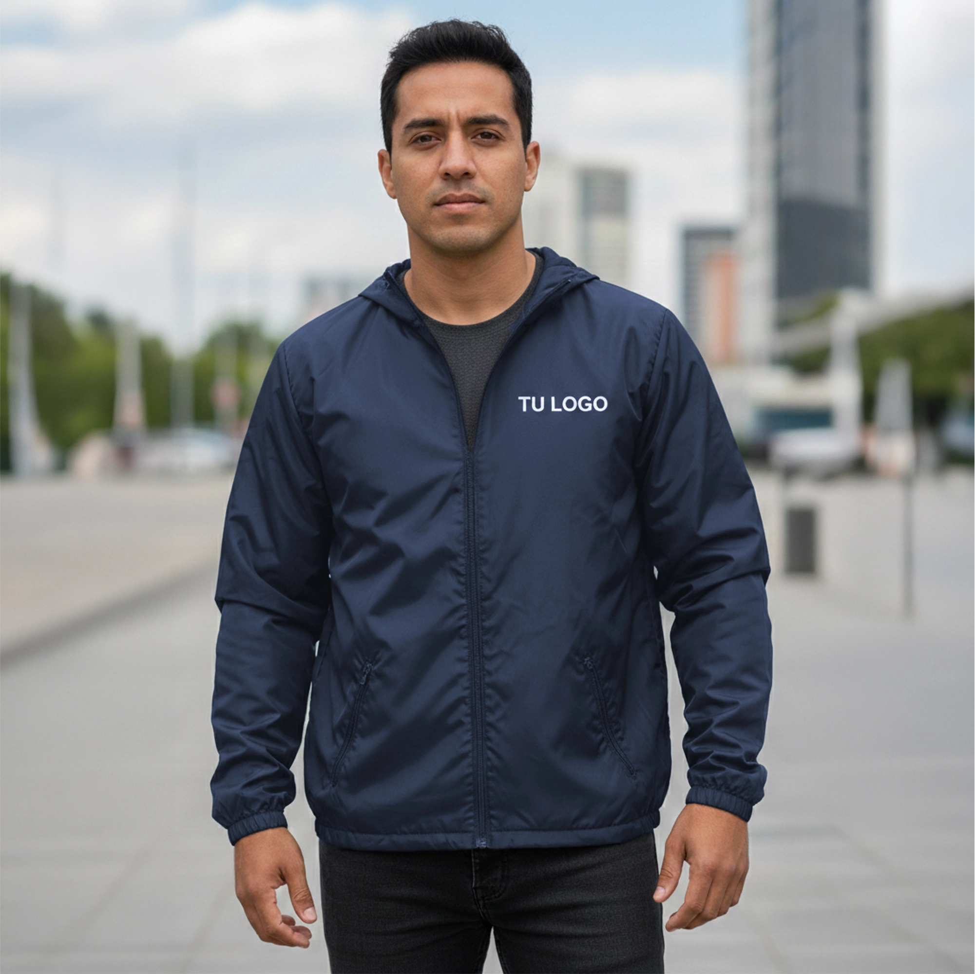 Chaqueta Rompevientos Personalizada | Material Antifluido